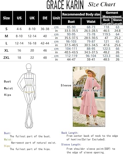Grace Karin Vintage cocktailjurk voor dames, A-lijn, effen, midi-taille
