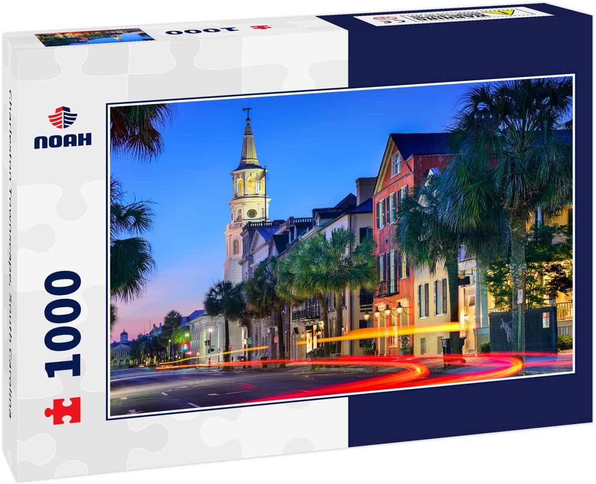 Noah Jigsaw Puzzle Charleston Townscape, South Carolina 1000 Pieces