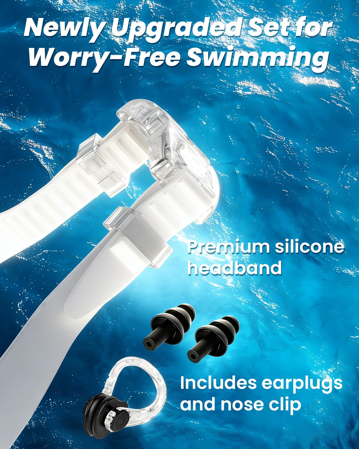 Schwimmbrille für Unisex-Erwachsene Damen