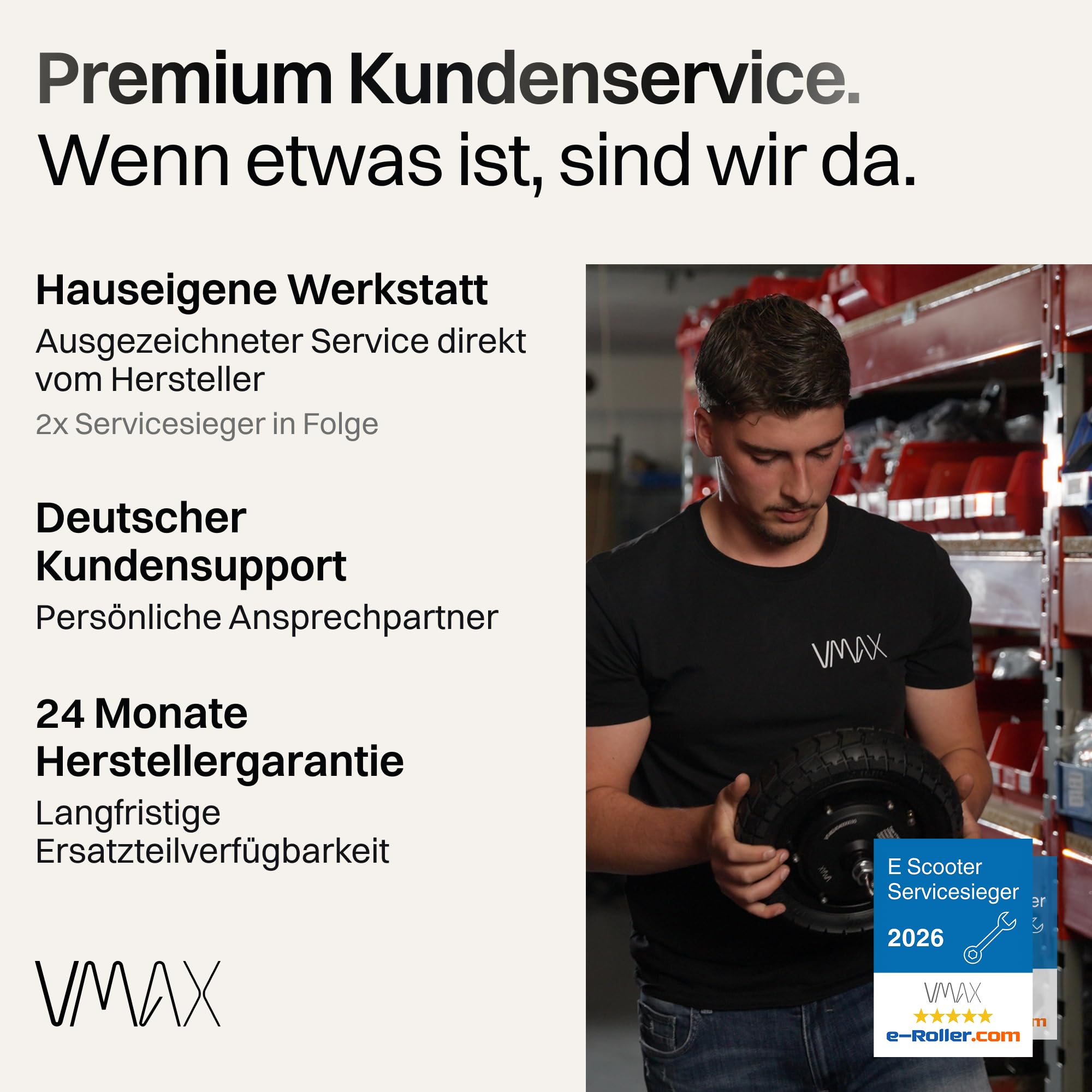 VMAX E-Scooter New VX2 Hub, Bis zu 90 km Reichweite