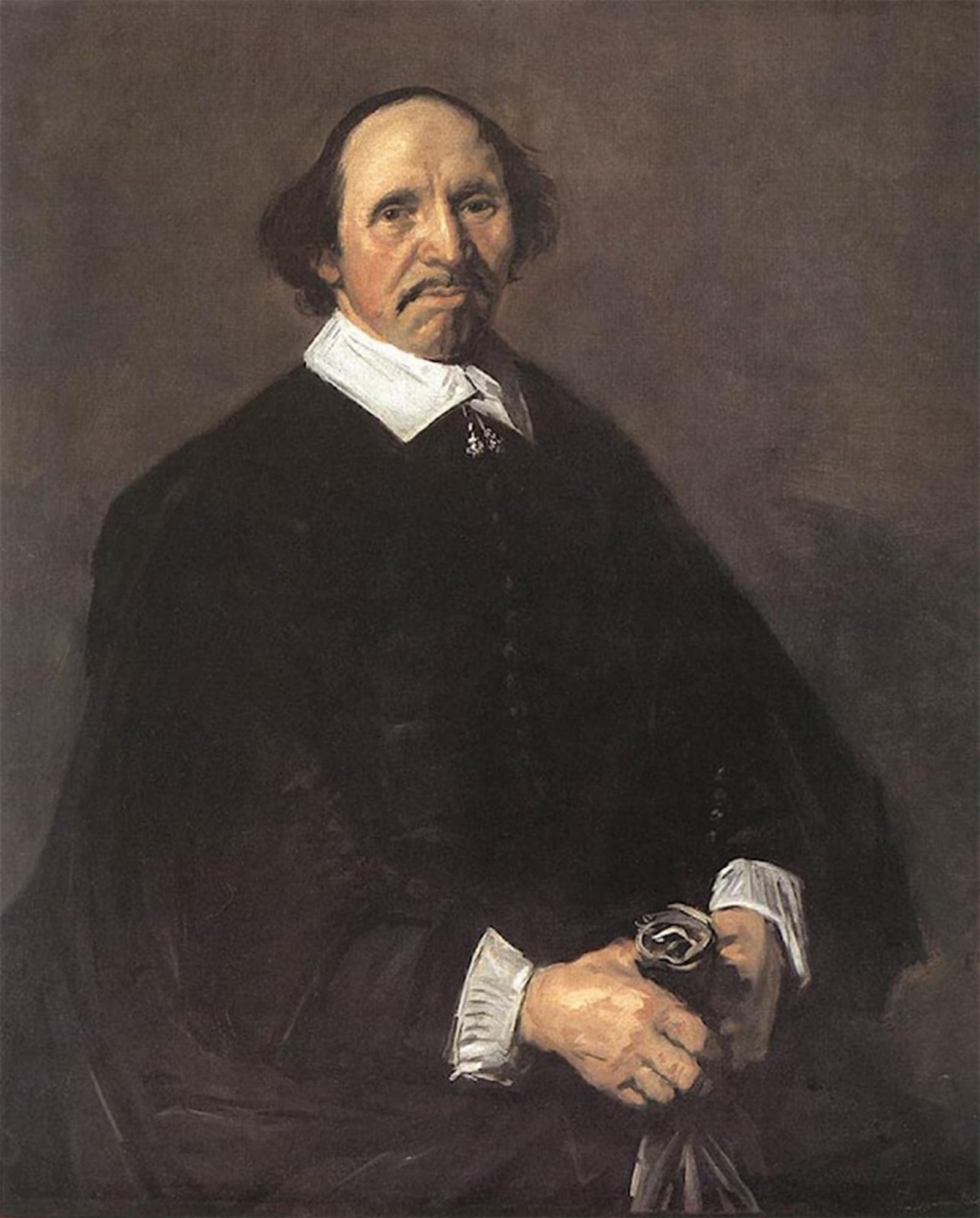 POSTERIIk Vintage Classic Picture Landscape Artwork Portrait of a Man Frans Hals Portrait Canvas Painting for Office Home Decor 60x90cm