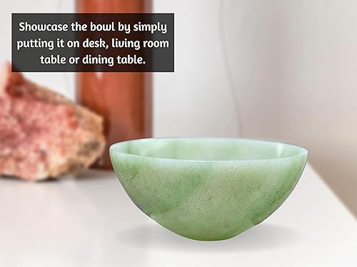 Miniatura 132 de Amazing Gemstone Clear Quartz Crystal Bowl - 2" Gem Stone Bowl for Altar Offering