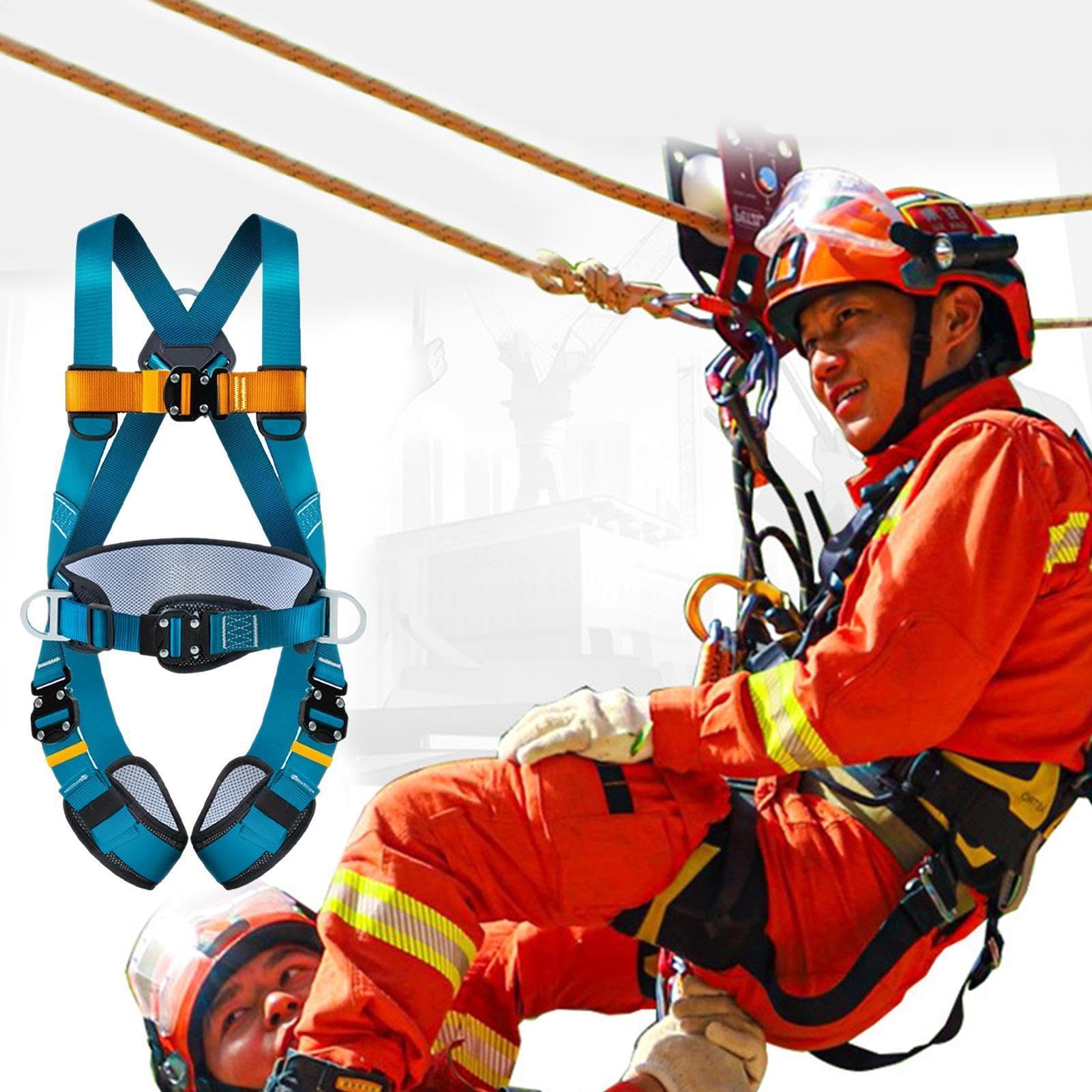 Imbracatura Da Arrampicata Su Roccia Imbracatura Di Sicurezza A Cinque | Cintura Di Sicurezza Per Tetti, Antincendio, Soccorso, Arrampicata Su Roccia, Edilizia, T