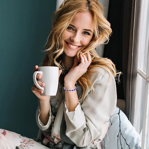 Miniatura 7 de Pulsera ajustable contra el mal de ojo para mujer, pulsera de la suerte azul con dije de mal de ojo, joyería de buena suerte para energía positiva