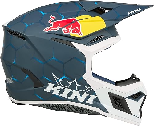 Miniatura 6 de Casco MX3 MX Kini Red Bull 1.0 Adulto AzulBlanco Talla Grande