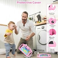 VESWWE Gyerek Tablet 7 Hüvelyk Android WiFi 32GB Dupla Kamera Szülői Felügyelet 3-14 Éveseknek Rózsaszín 4