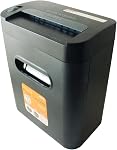 Royal Machines 100X 10-Sheet Full-Size Cross-Cut Shredder with Console, Black