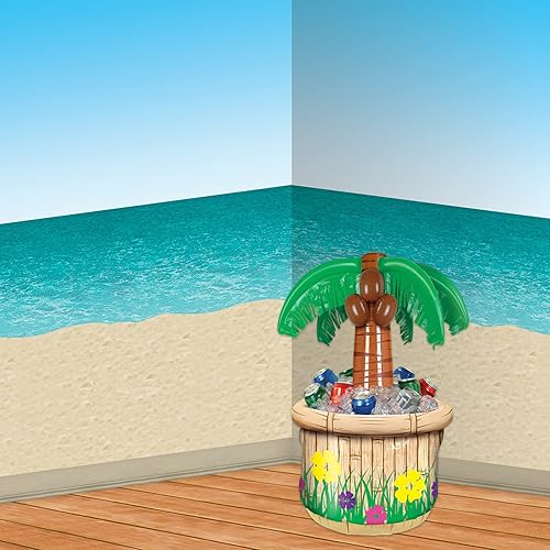 Miniatura 4 de Beistle Enfriador inflable - Contenedores de bebidas para fiestas, enfriador de bebidas, decoraciones de fiesta Luau, decoraciones de fiesta