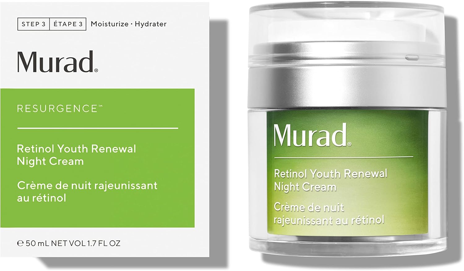 Murad Resurgence Retinol Youth Renewal | Anti-Aging Firming Face & Eye Serum Creams to Reduce Fine Lines and Wrinkles | Retinol Tri-Active Technology for All Skin Types