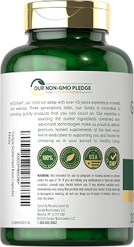 Carlyle Goldenseal Root Capsules | 200 Count | Traditional Herb Supplement | Non-GMO, Gluten Free