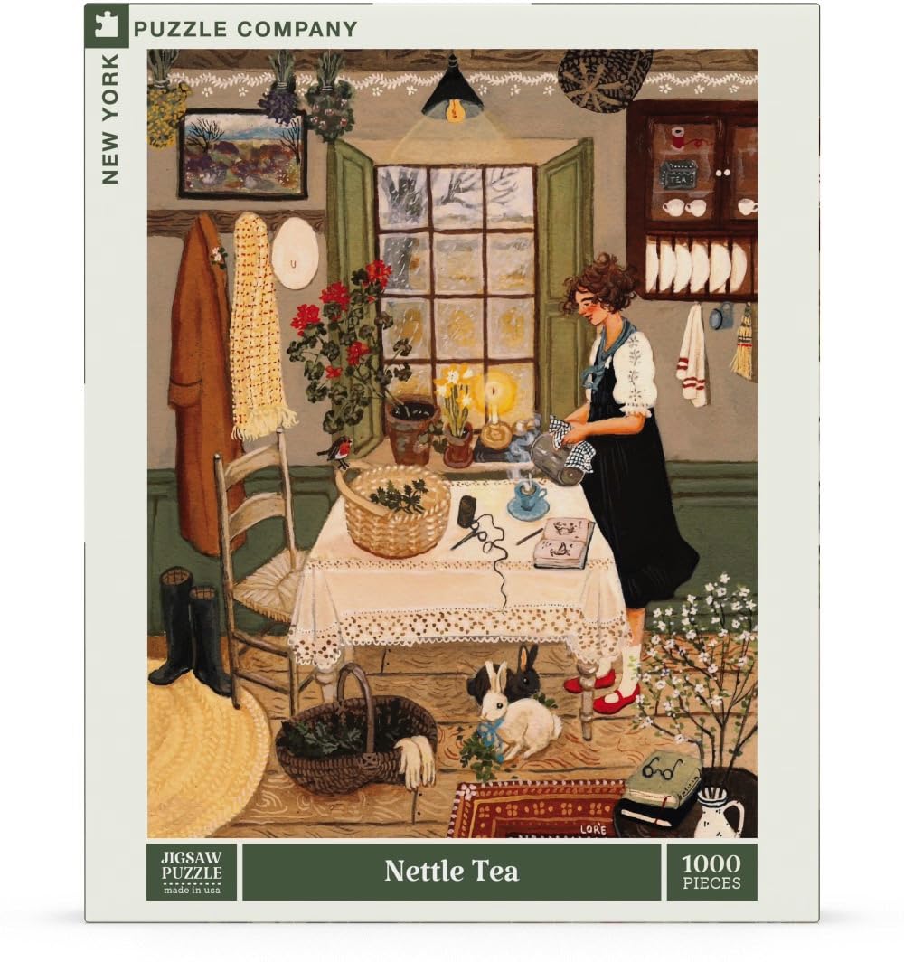 New York Puzzle Company - Loré Pemberton - Rompecabezas de 1000 piezas para noches de juego familiares