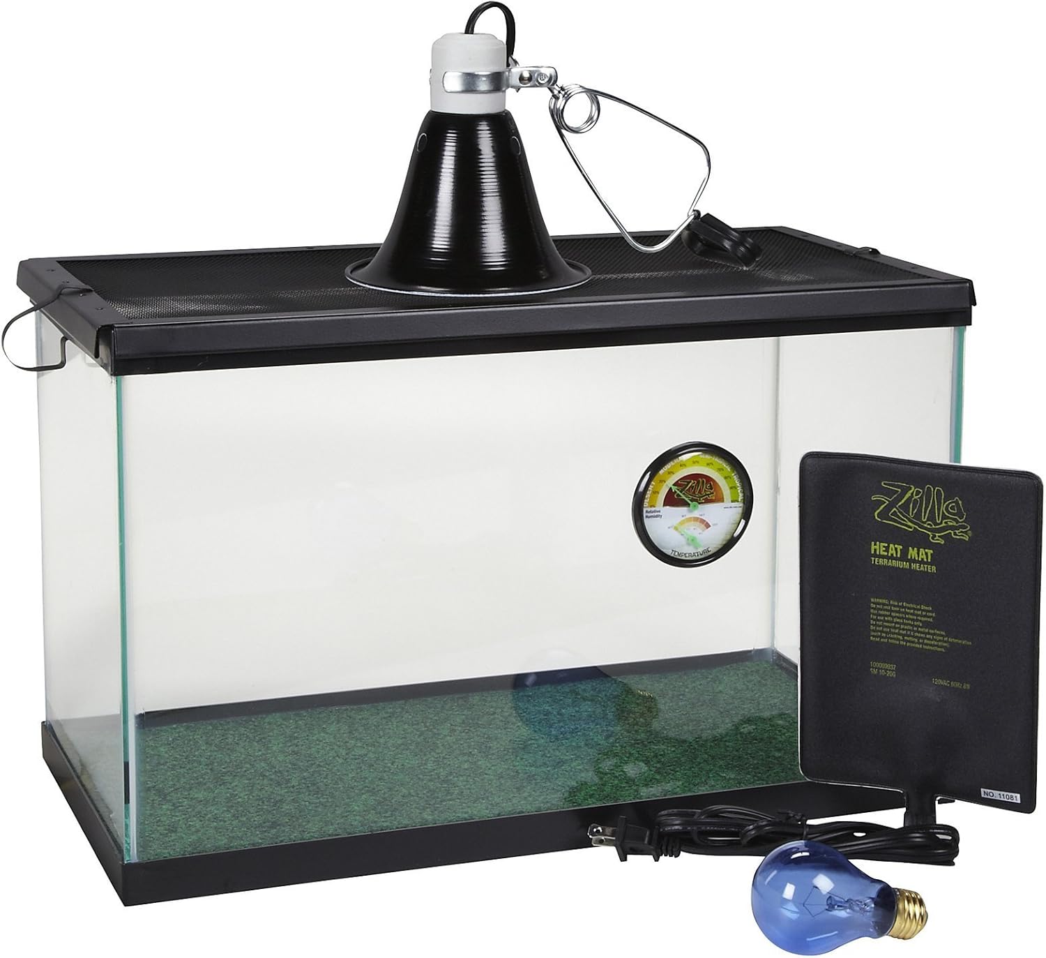 ZILLA TROPICAL STARTER KIT SIZE 10 "Ctg: REPTILE PRODUCTS - REPTILE - STARTER KITS"