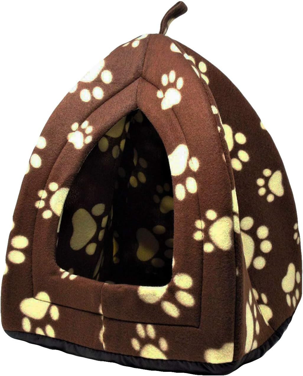IGLOO - Portable Foldable Travel Pet Bed - Brown / Cream
