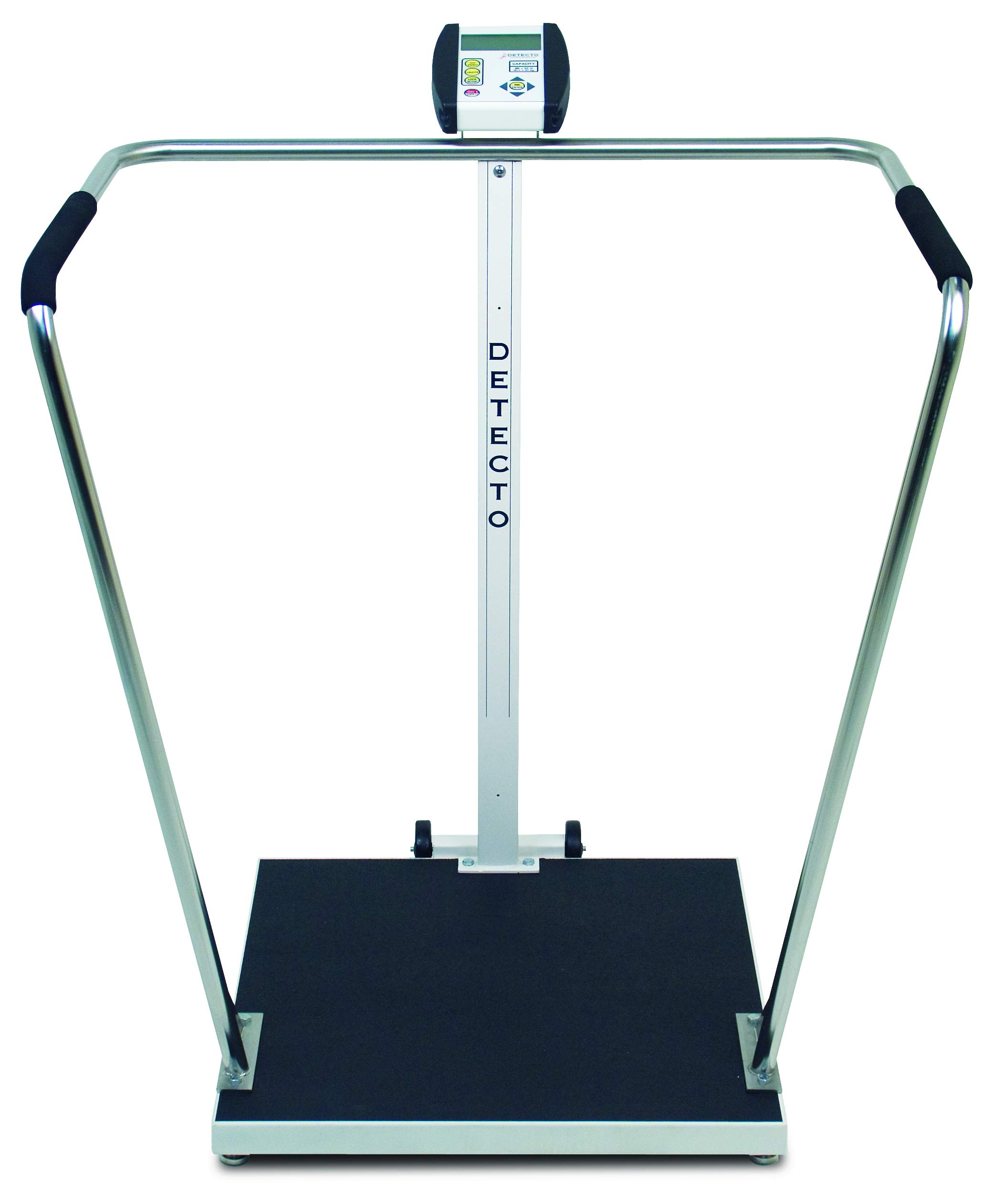 Detecto, 6854DHR-C-AC, Bariatric Scale, Digital, 600lb x .2lb, 270kg x .1kg, 18