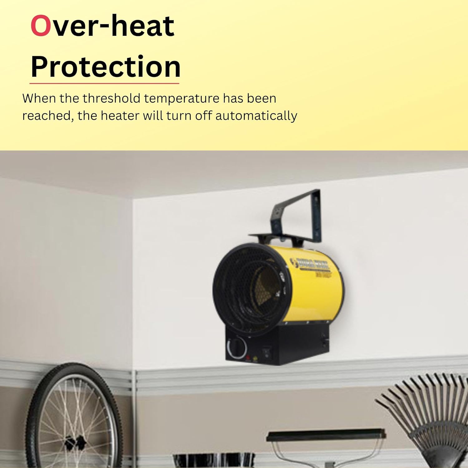 Dura Heat EUH5000 heater with labeled components