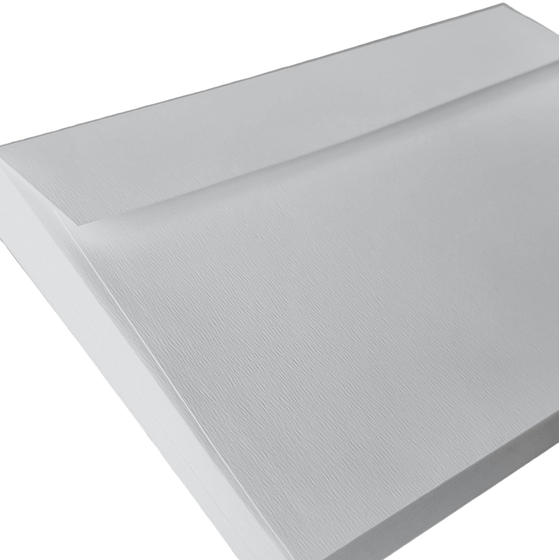 25 sobres blancos verjurados tamaño C5 - Sobres papel verjurado en color blanco natural, tamaño 22,9x16,2cm - Elegantes sobres para invitaciones de boda, sobres para cartas y felicitaciones