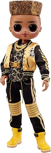 LOL Surprise OMG House of Surprises Series 2 Prince Bee Guys - Muñeco de moda con 20 sorpresas, incluyendo accesorios en un atuendo con estilo,