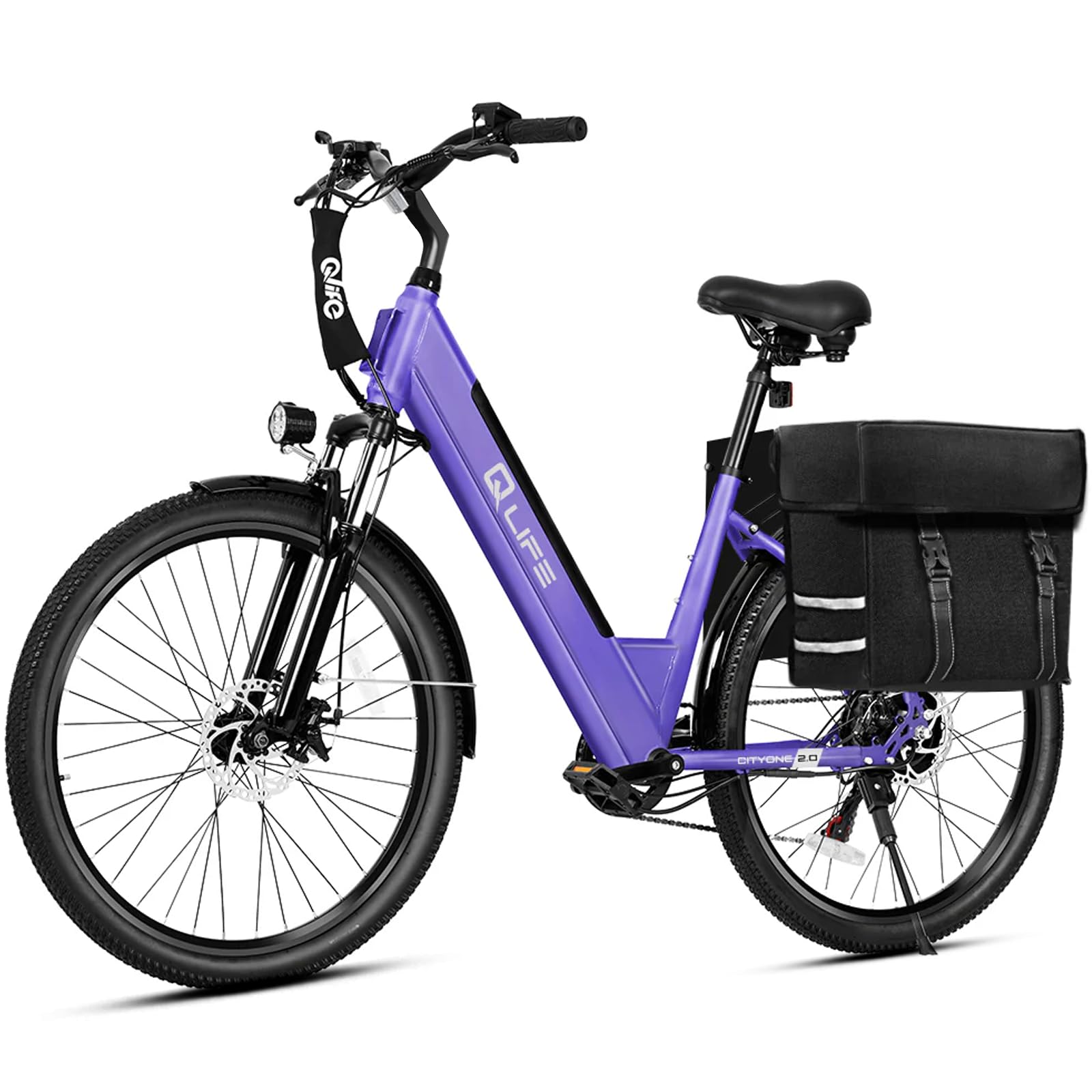 Qlife Cityone 2.0/Cityone Plus Electric Bike for Adults-1200W Peak Motor