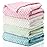 Frienda 4 Pcs Baby Fuzzy Blanket Fluffy Baby Blanket for Boys Girls Soft Warm Infant Newborn Toddler Receiving Nursery Bed Supplies, 32 x 24 Inch(Fresh Color)