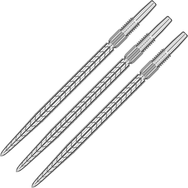 Target Darts Punte per Freccette Swiss Point, RVE (Set di 3 Punte) 26MM/30MM/35MM/40MM - Oro/Argento/Nero | Cambia Punte per Freccette, Punte Swiss Storm, Accessori per Freccette Professionali - 1