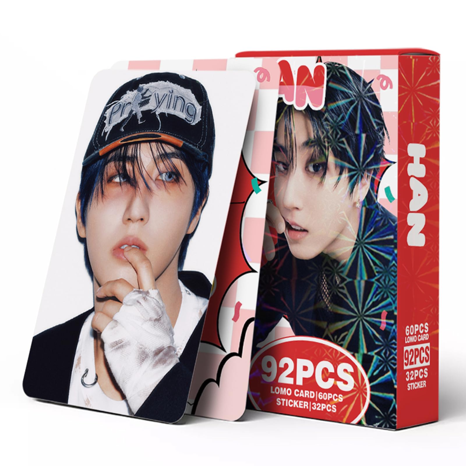 Stray Kids Photocards 92 peças HAN Álbum Cartões de fotos