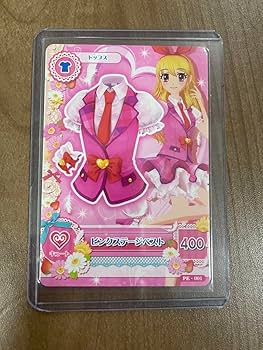 ピンクステージコーデPE版　稼働前　アイカツカード アイカツ 稼働前 ピンクステージ コーデ 星宮いちご 非売品