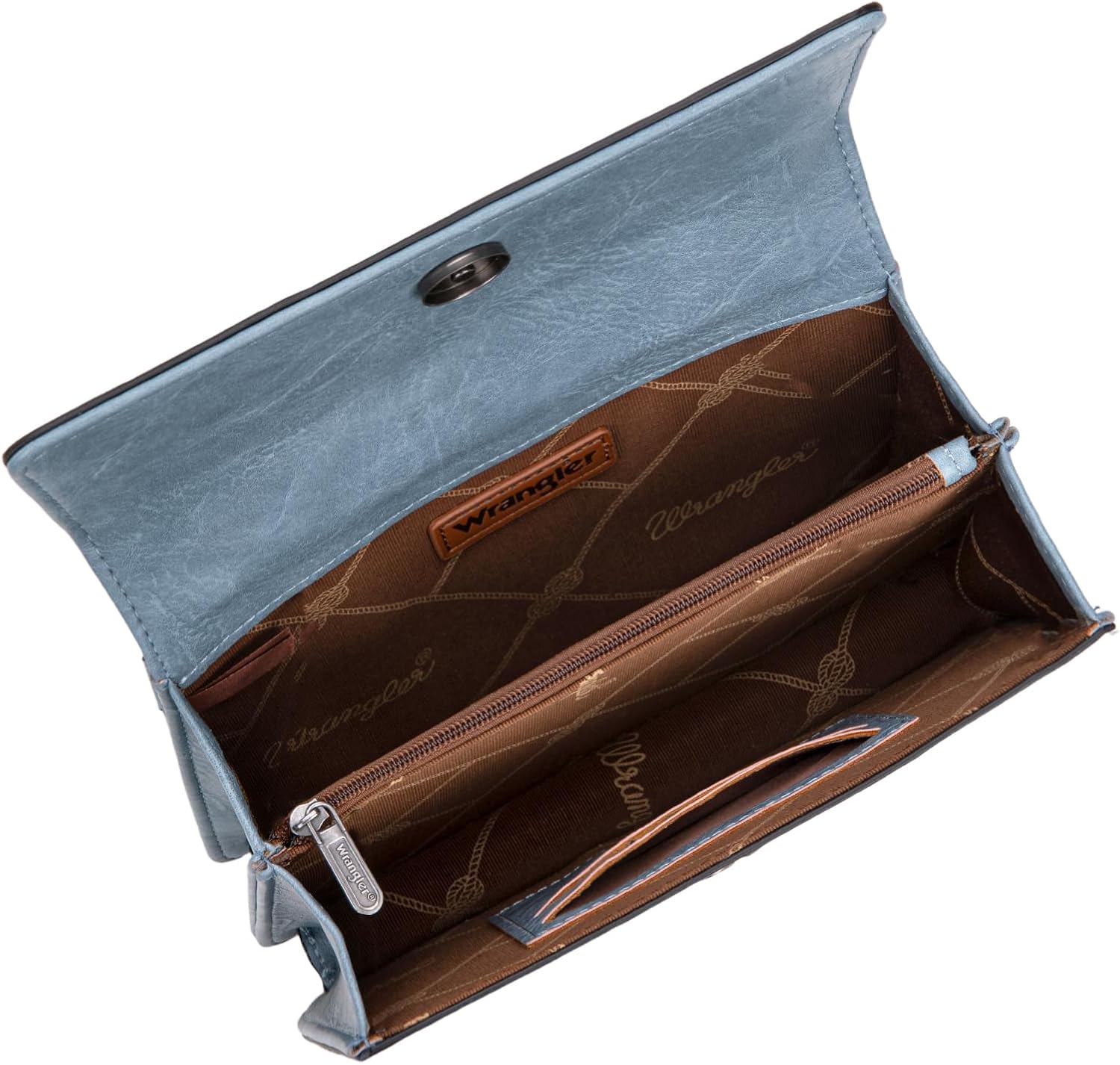 Wrangler Crossbody Purse for Women Shoulder Bag Vintage Wallets with Chain Strap - Image 4