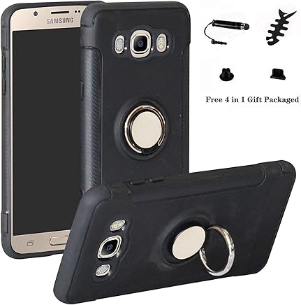 LFDZ Galaxy J7 2016 Anillo Soporte Funda 360 Grados Giratorio Ring Grip con Gel TPU Case Carcasa Fundas para Samsung Galaxy J7 2016 Smartphone(Not fit Galaxy J7 2015),Negro LFDZ Galaxy J7 2016 Anillo Soporte Funda 360 Grados Giratorio Ring Grip con Gel TPU Case Carcasa Fundas para Samsung Galaxy J7 2016 Smartphone(Not fit Galaxy J7 2015),Negro