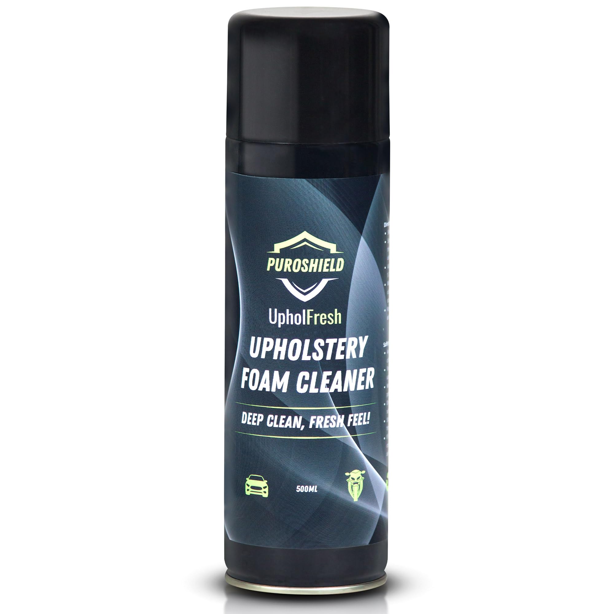 PuroShield Upholfoam Upholstery Foam Cleaner - Powerful, Fast-Drying Formula for Deep Cleaning and Freshening Upholstery, Safe for All Fabric Types (500ML)-image-37