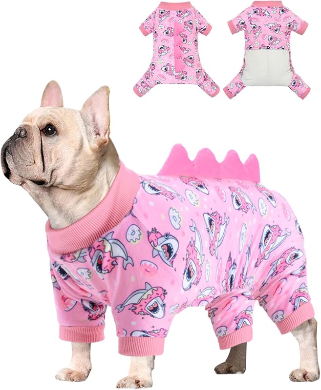 Fantasia de Dinossauro para Cães CuteBone em Veludo Crystal com Mangas Longas COSP09S