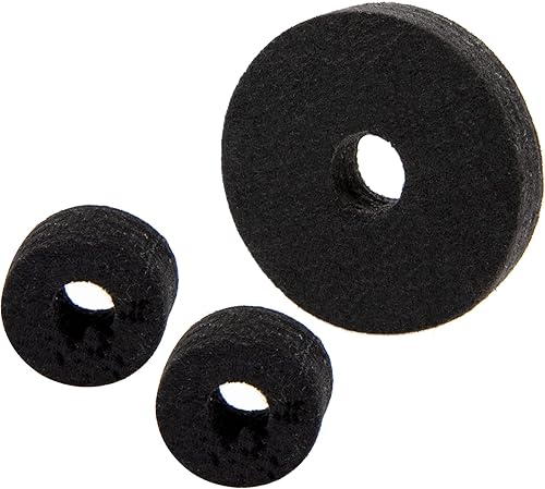 Miniatura 4 de 18 piezas de platillos Yootones Fieltros de embrague Fieltros de copa Hi-Hat Fieltros de copa Platillos Tuercas de ala de platillo y juntas de metal