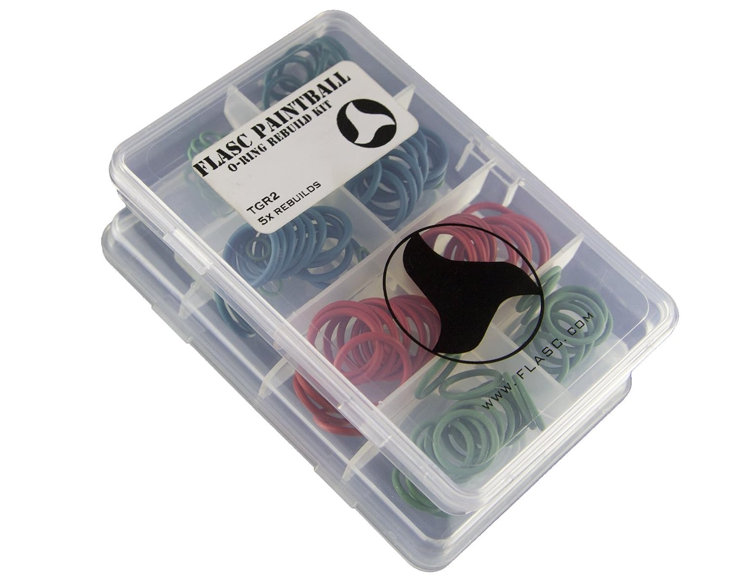 Honorcore TGR2 Oring kit with 5X Rebuilds Color Coded by Flasc Paintball