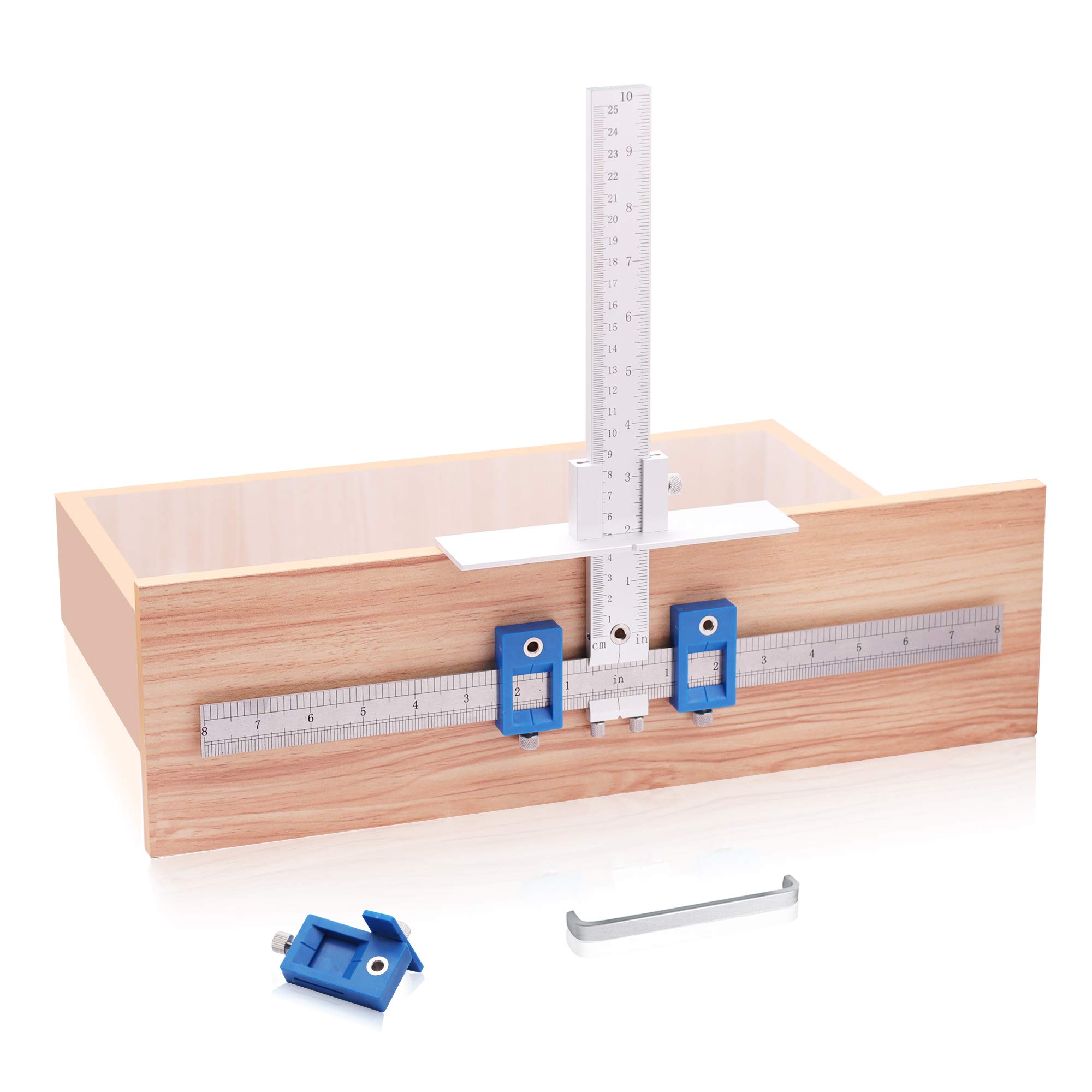 Buy YIZRIO Hardware Jig for Handles and Knobs Drawer Guide