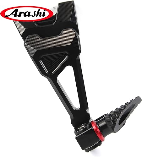 Miniatura 5 de Arashi Reposapiés trasero CNC Pedal para Yamaha YZF R6 YZF-R6 2006-2016 Accesorios de repuesto de motocicleta Pasajero Estriberas Gris 2007 2008