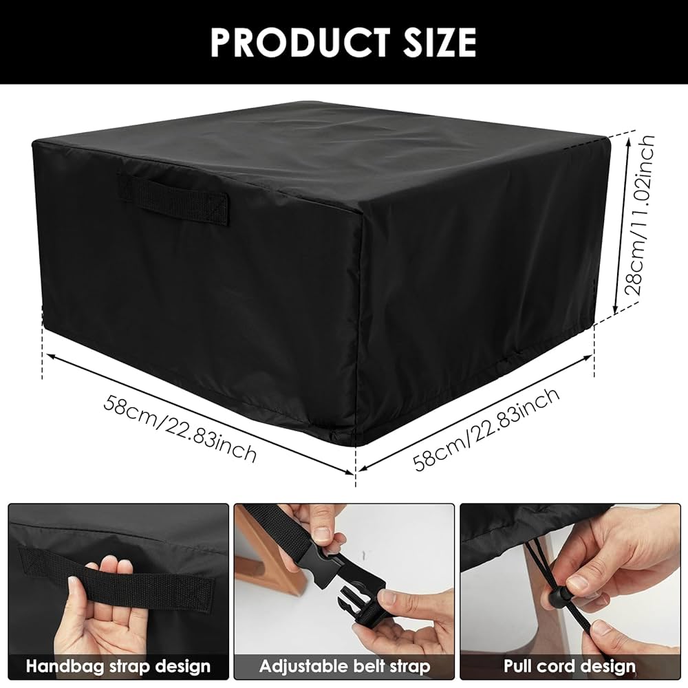 Cover For Ninja Woodfire Outdoor Oven OO101 Series On Its Stand, Waterproof Pizza Oven Covers For Ninja Woodfire 8-in-1 Outdoor Oven On Its Stand (Only Cover