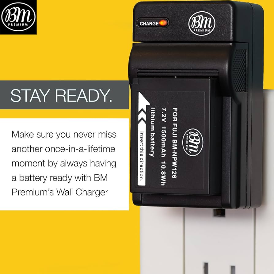 Amazon.com : BM 2 NP-W126S Batteries and Charger for Fujifilm