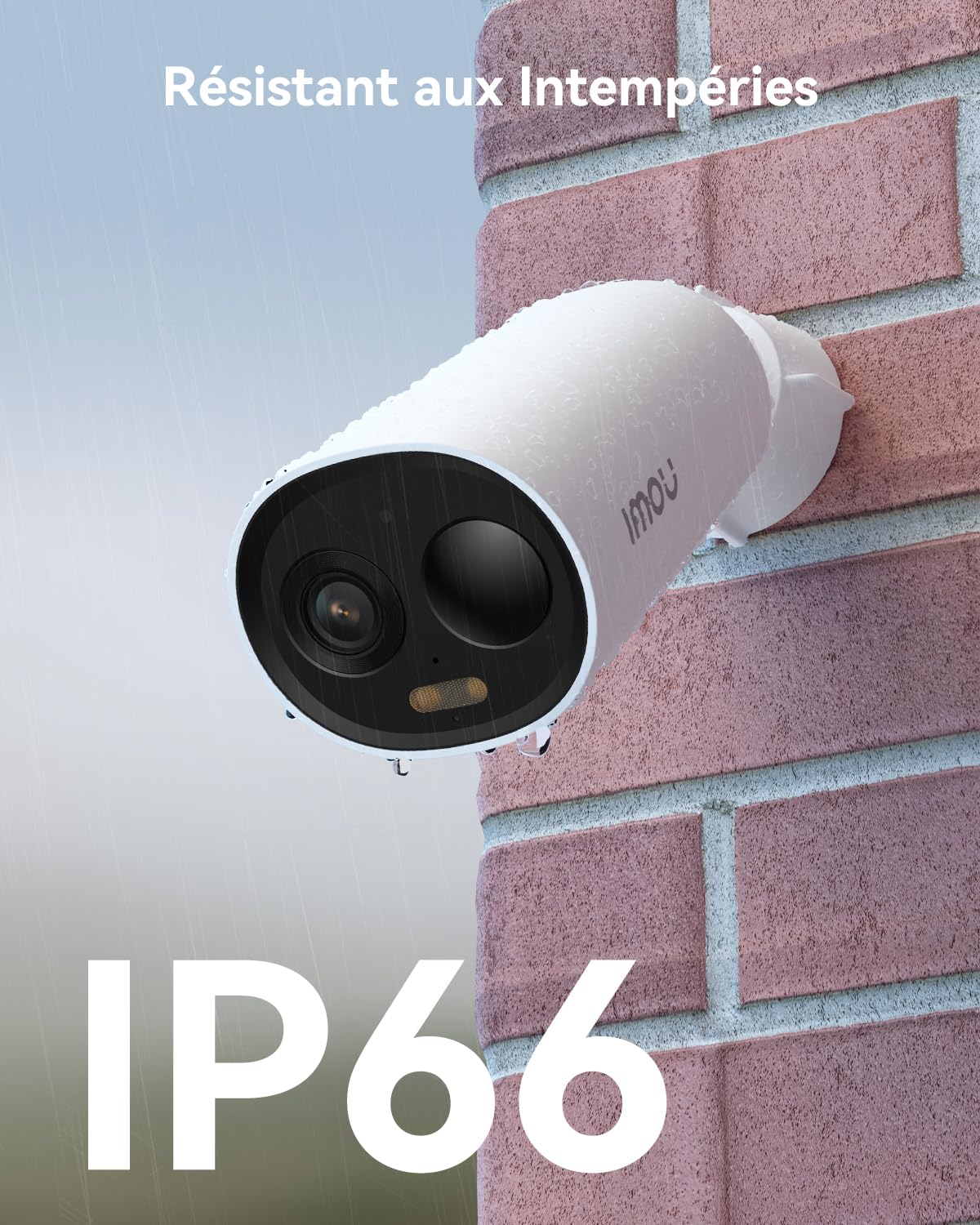 Imou 3K(5MP) Caméra Surveillance WiFi Extérieure sans Fil Solaire, Camera Solaire Exterieur avec IA Détection Humaine, Vision Nocturne Couleur, Audio Bidirectionnel,Mode Privé,Sirène,Étanche IP66