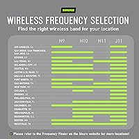 Vista 3 de Sistema de micrófono inalámbrico Shure BLX24R/SM58 - Vida útil de batería de 14 horas, rango de 300 pies, UHF Micrófono vocal de mano SM58