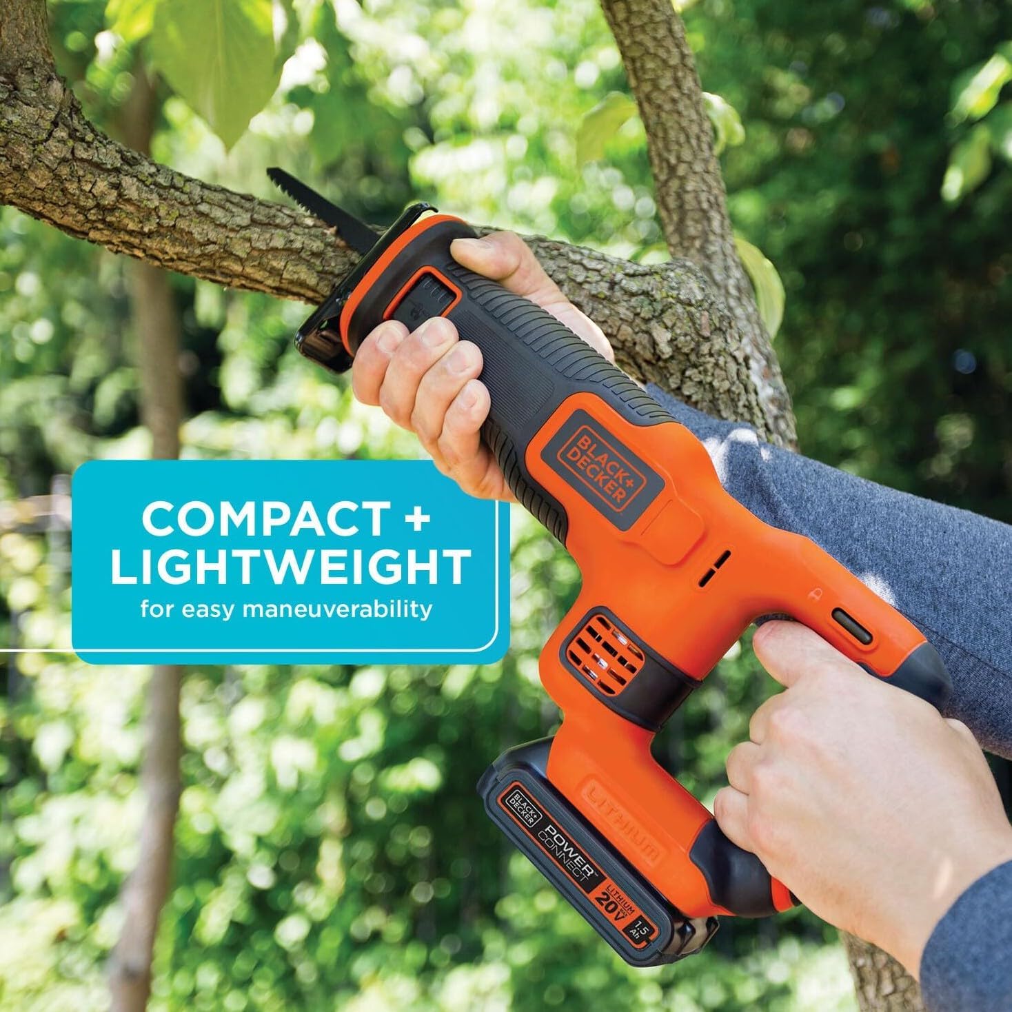 BLACK+DECKER 20V MAX* Cordless Reciprocating Saw Kit (BDCR20C) photo 3