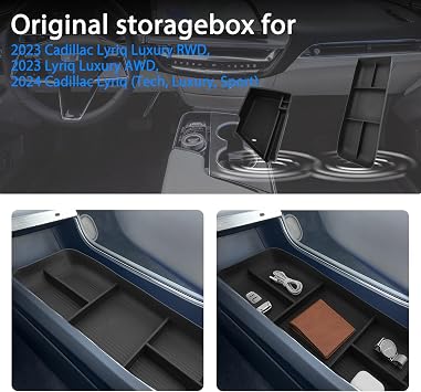 SHAOHAO for 2026 Cadillac Lyriq Center Console Organizer