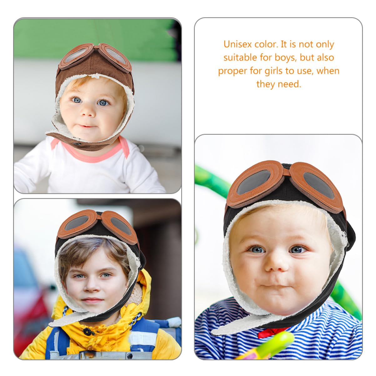 PACKOVE Pilotenmütze Kindermützen Jungen Kinderhüte Kappen Wintermütze Faschingshut Piloten-Design-Hut Mütze Mit Ohrenklappen Für Kleinkinder Baumwolle