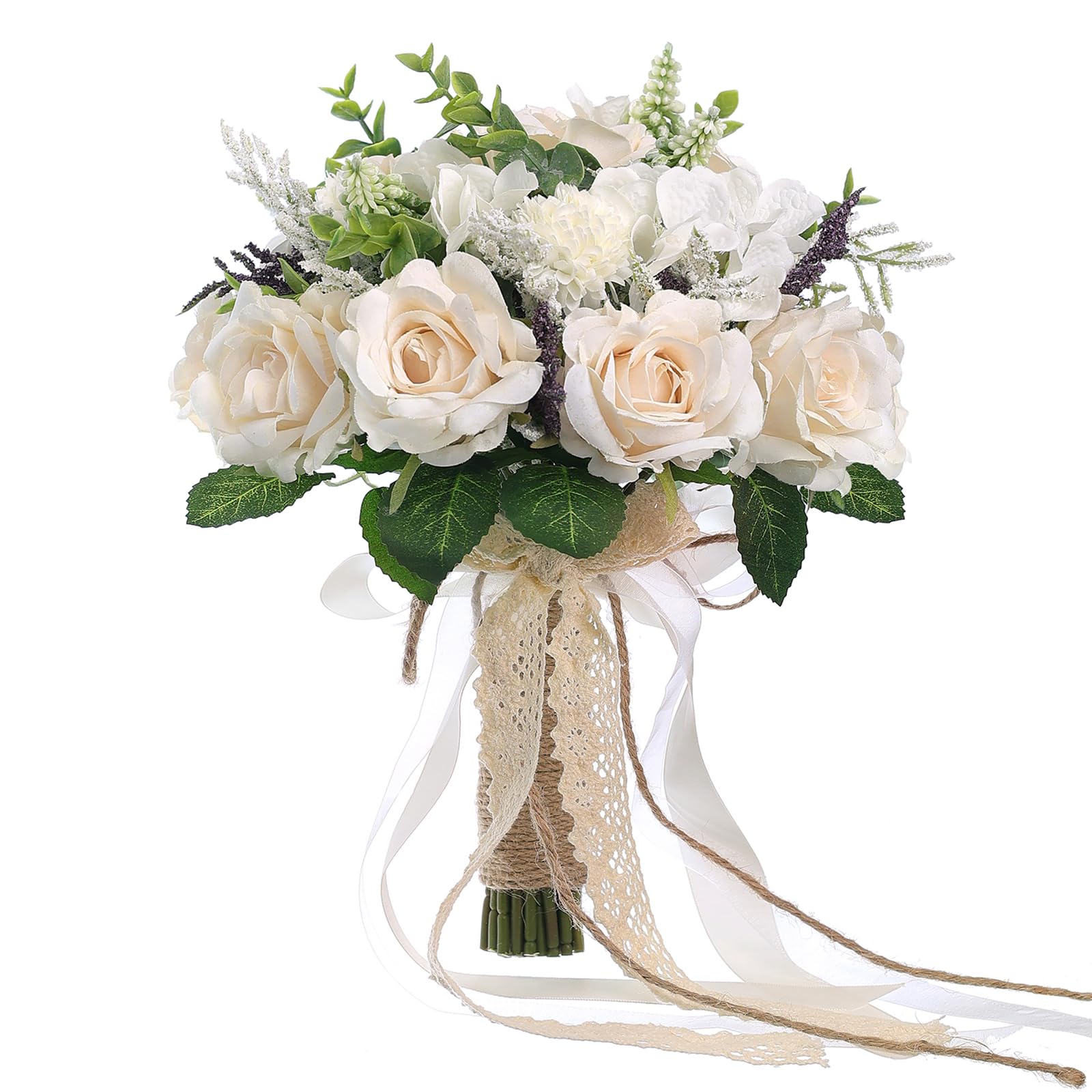 GLIDLION Wedding Bouquets Large for Bride