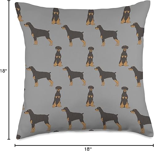 Miniatura 6 de Floppy Ears Mom Doberman Pinscher Dog Lovers - Almohada de 16 x 16 pulgadas, multicolor