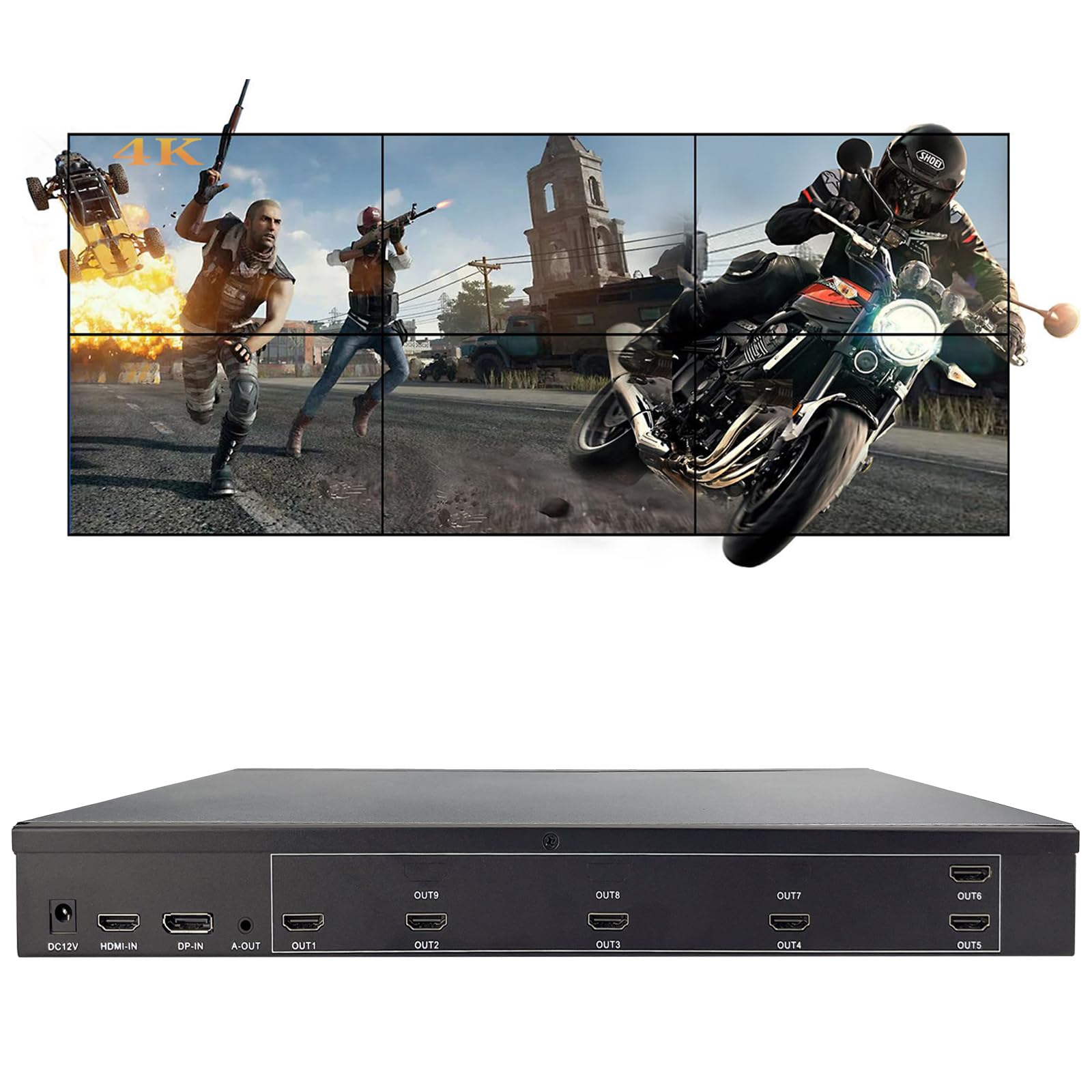 Amazon.com: ICUIXIAN Video Wall Controller 2x3 4K60Hz Input-Output