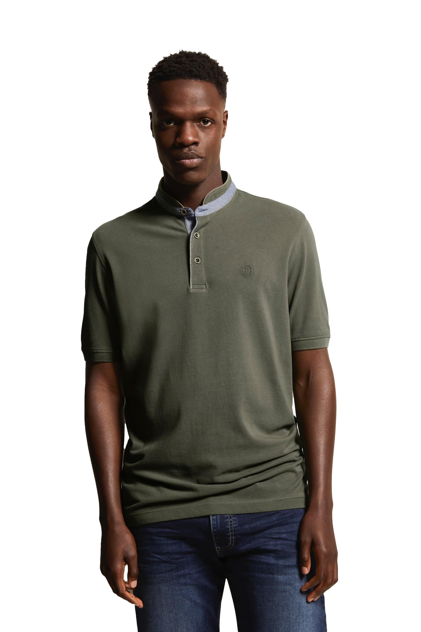 Bugatti Men's Moss 140 Polo Shirt, 1:2 Sleeve, M