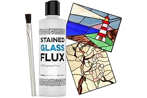Impressive Flux for Stained Glass, Soldering, and Repair