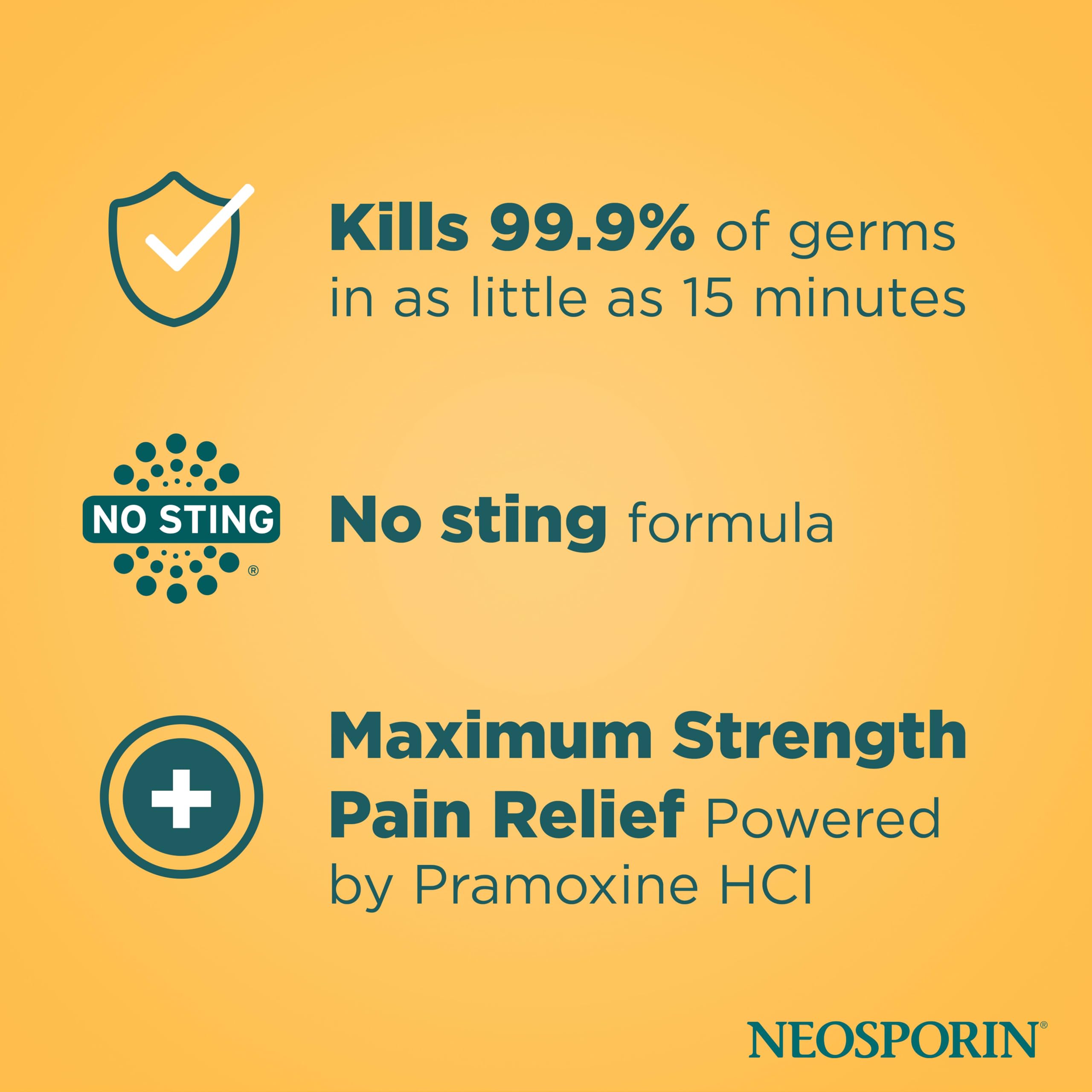Neosporin + Pain Relief Dual Action Triple Antibiotic Ointment, 1 oz — Amazon image 4