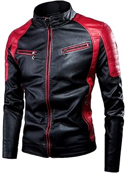 HNZZ Jackets Men Spring Motor Spliced 