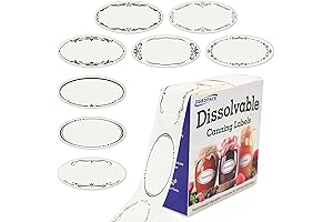 400 Dissolvable Canning Labels for Mason Jars