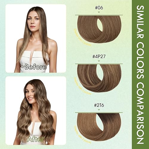 Miniatura 6 de Hairro Extensiones de cabello humano con microenlaces